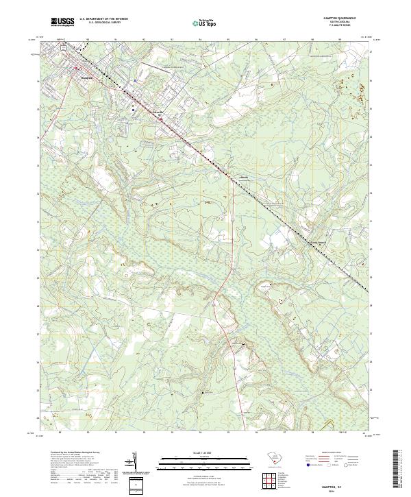 USGS Topographic Map – Hampton