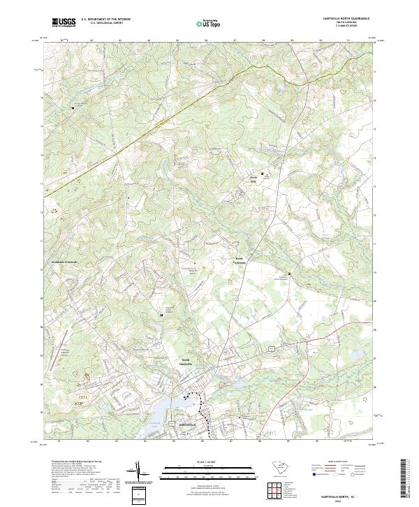 USGS Topographic Map – Hartsville North