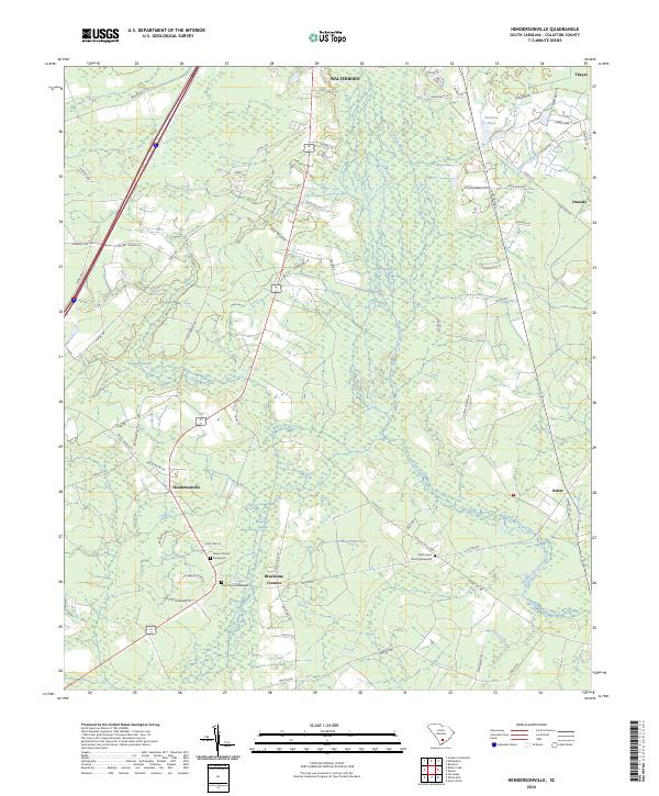 USGS Topographic Map – Hendersonville