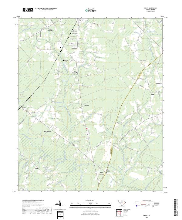 USGS Topographic Map – Henry