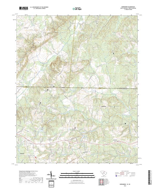 USGS Topographic Map – Hornsboro