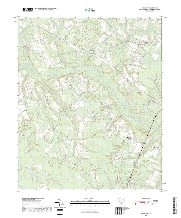 USGS Topographic Map – Indiantown