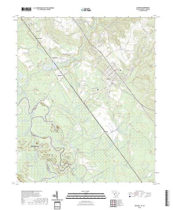 2024 Map of Jackson, 2024 Print