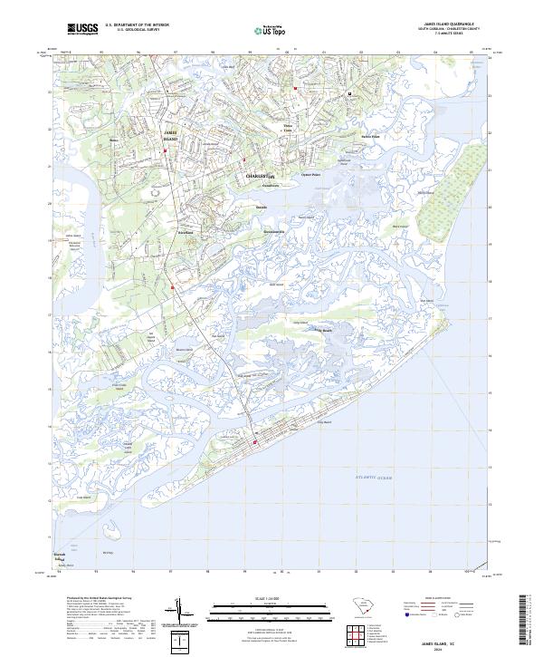 USGS Topographic Map – James Island