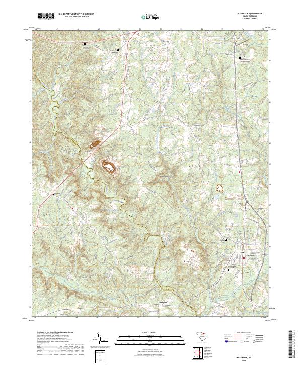 USGS Topographic Map – Jefferson