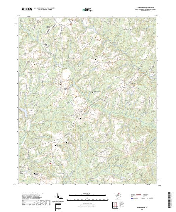 USGS Topographic Map – Jefferson NE