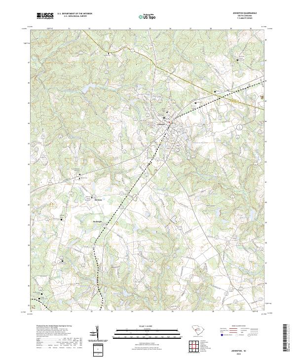USGS Topographic Map – Johnston