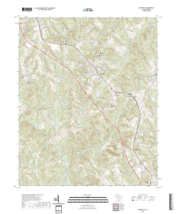 USGS Topographic Map – Jonesville