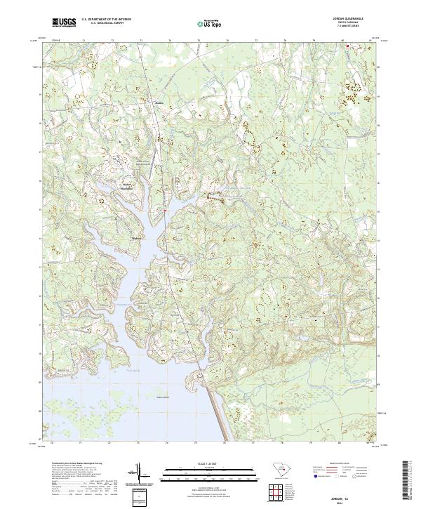 USGS Topographic Map – Jordan