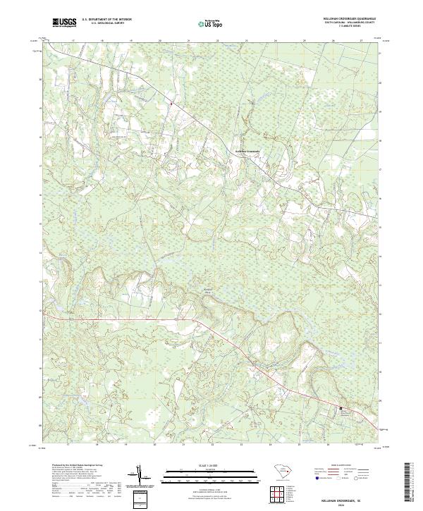 USGS Topographic Map – Kellehan Crossroads