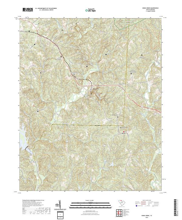 USGS Topographic Map – Kings Creek