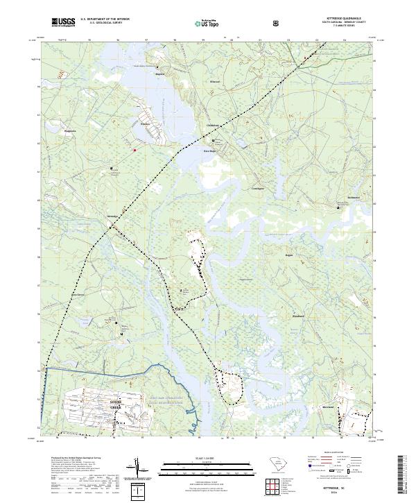 USGS Topographic Map – Kittredge