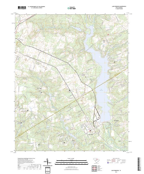 USGS Topographic Map – Lake Robinson