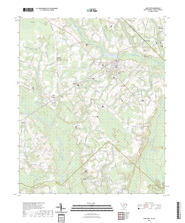 USGS Topographic Map – Lake View