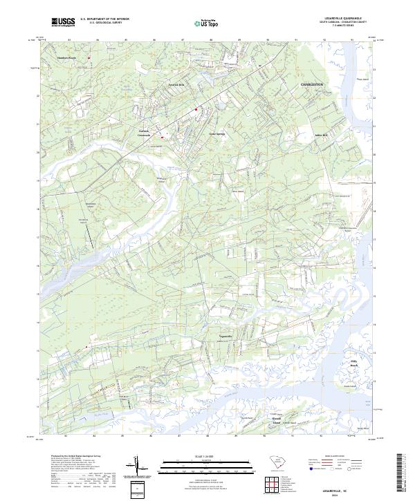 USGS Topographic Map – Legareville