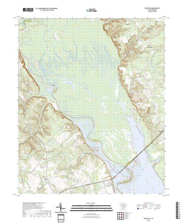 USGS Topographic Map – Lone Star