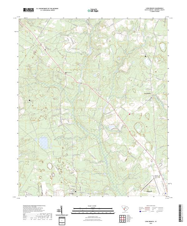 USGS Topographic Map – Long Branch