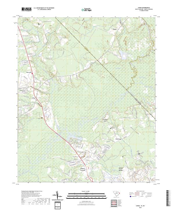 USGS Topographic Map – Longs