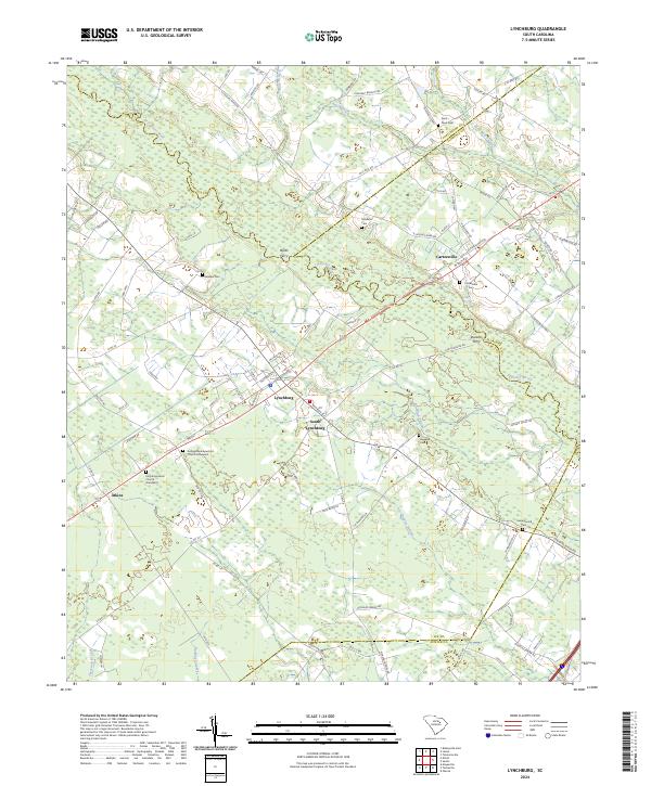 USGS Topographic Map – Lynchburg