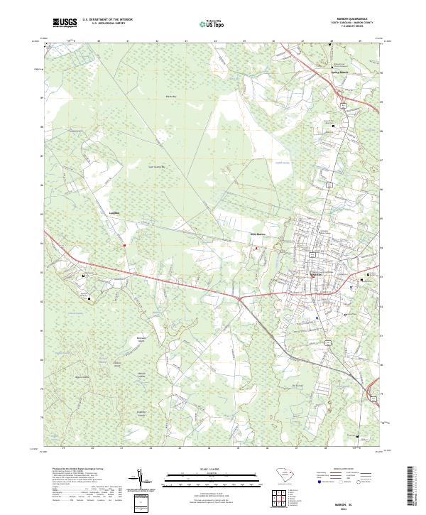 USGS Topographic Map – Marion