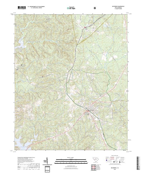 USGS Topographic Map – McCormick
