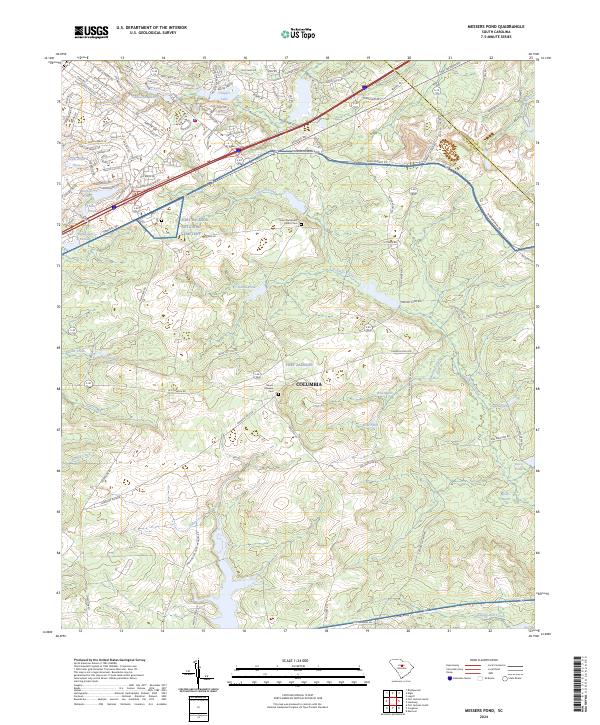 USGS Topographic Map – Messers Pond