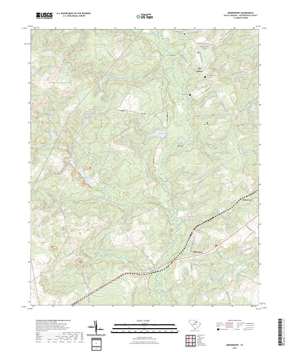 USGS Topographic Map – Middendorf