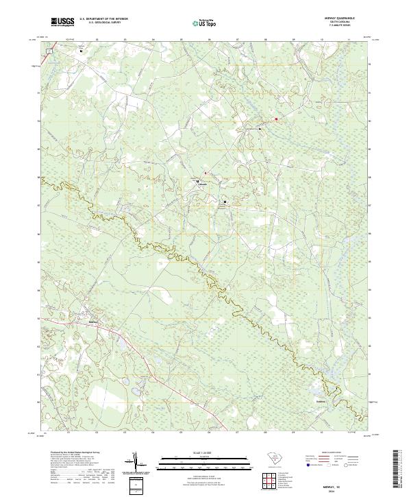 USGS Topographic Map – Midway