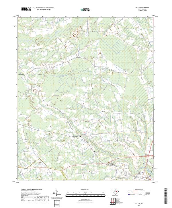 USGS Topographic Map – Mill Bay