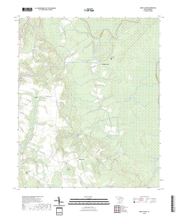 USGS Topographic Map – Mont Clare