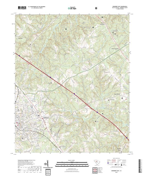 USGS Topographic Map – Newberry East
