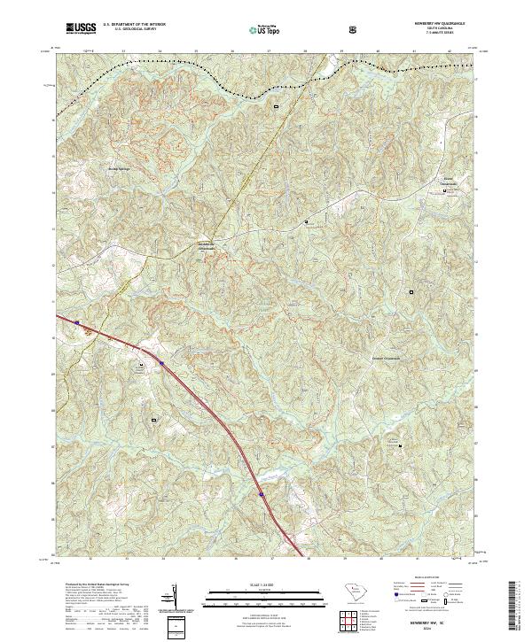 USGS Topographic Map – Newberry NW