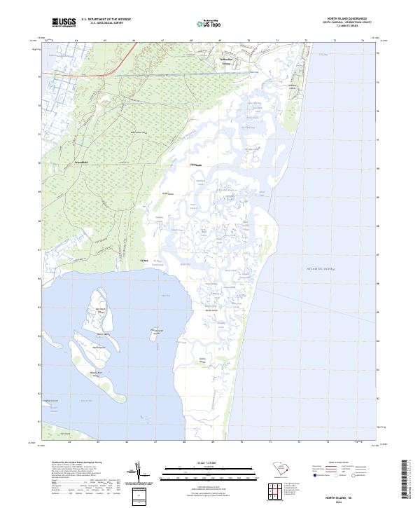 USGS Topographic Map – North Island