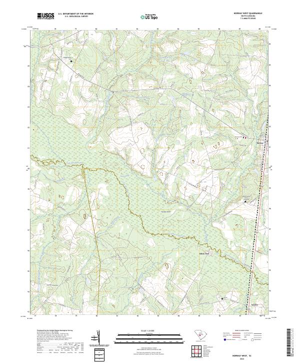 USGS Topographic Map – Norway West
