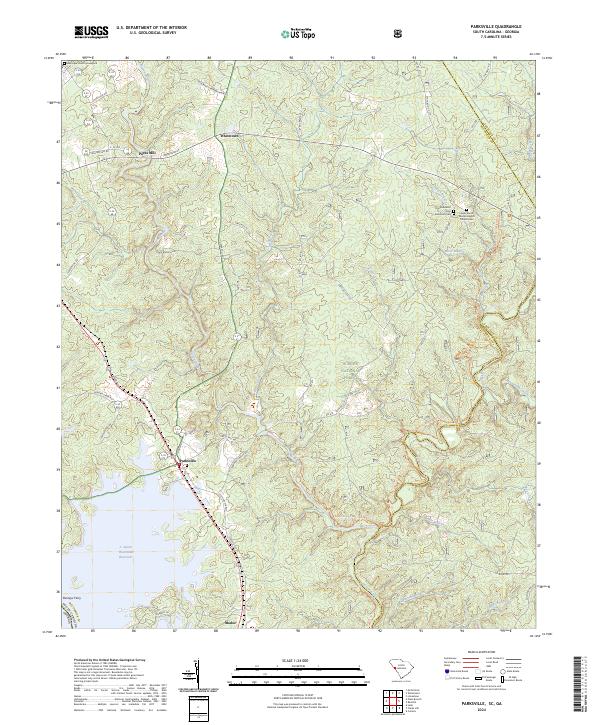 USGS Topographic Map – Parksville
