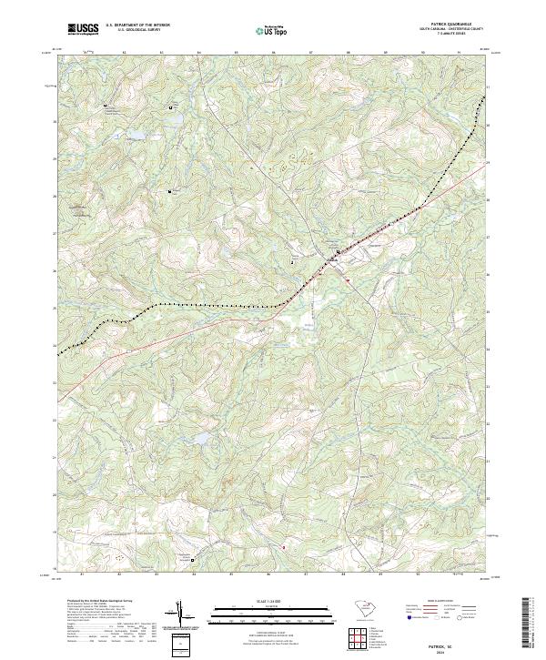 USGS Topographic Map – Patrick
