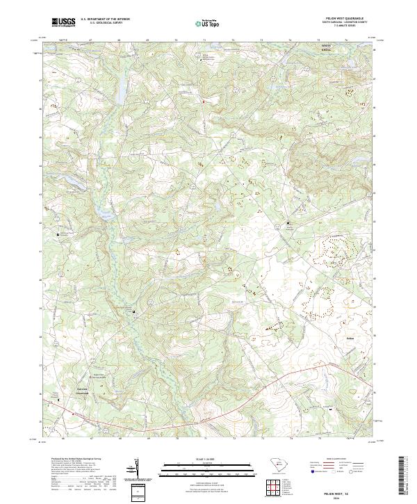 USGS Topographic Map – Pelion West