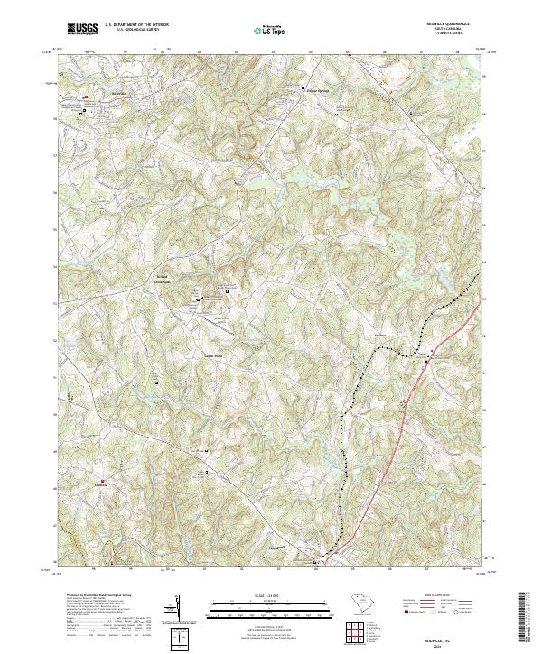 USGS Topographic Map – Reidville
