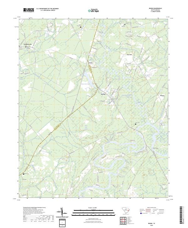 USGS Topographic Map – Rhems