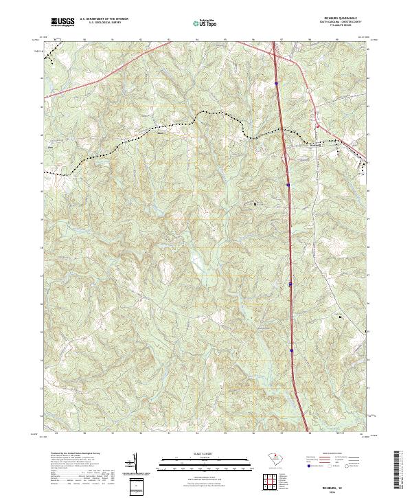 USGS Topographic Map – Richburg