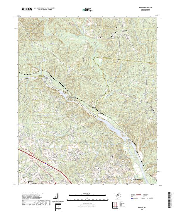 USGS Topographic Map – Richtex