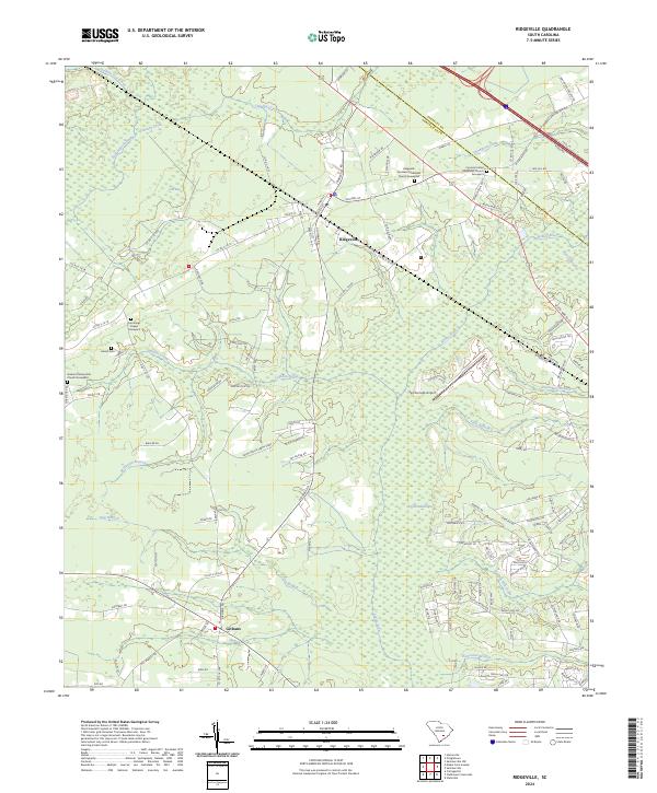 USGS Topographic Map – Ridgeville
