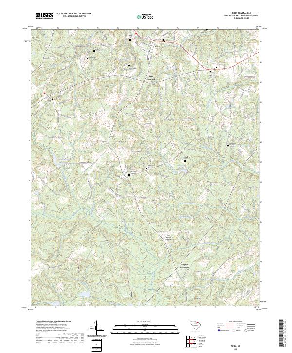 USGS Topographic Map – Ruby