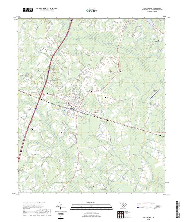 USGS Topographic Map – Saint George