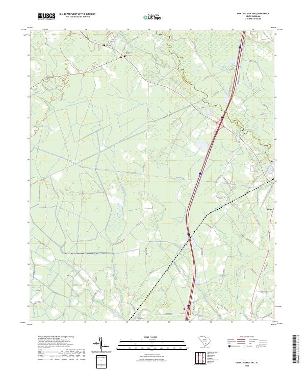 USGS Topographic Map – Saint George SW