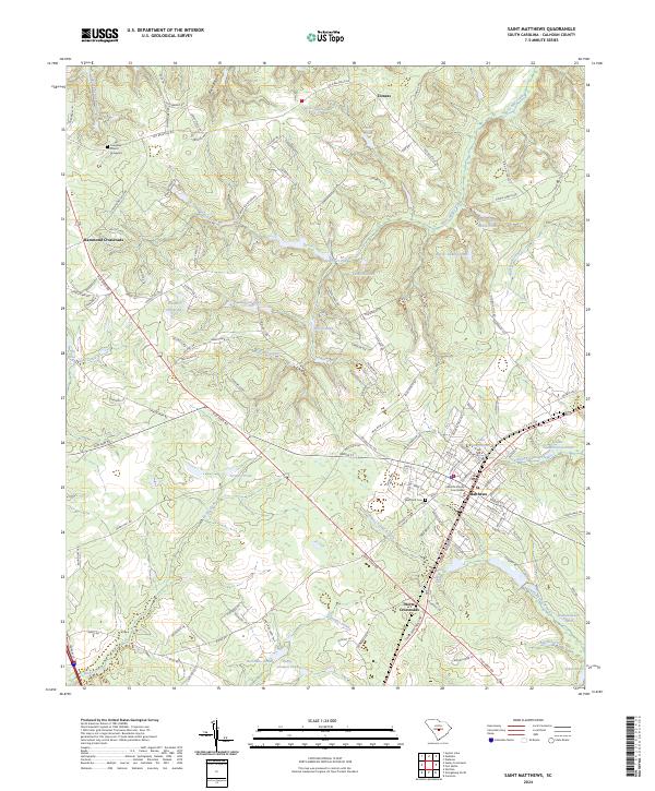 USGS Topographic Map – Saint Matthews