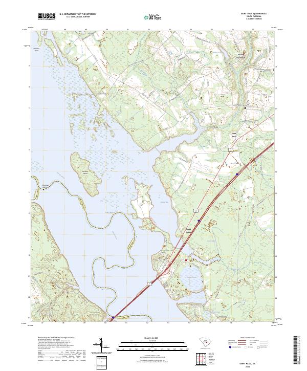 USGS Topographic Map – Saint Paul