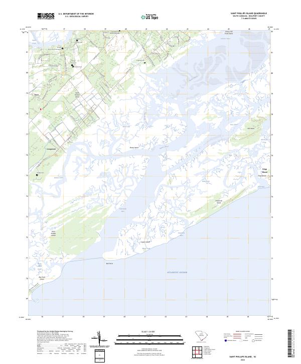 USGS Topographic Map – Saint Phillips Island