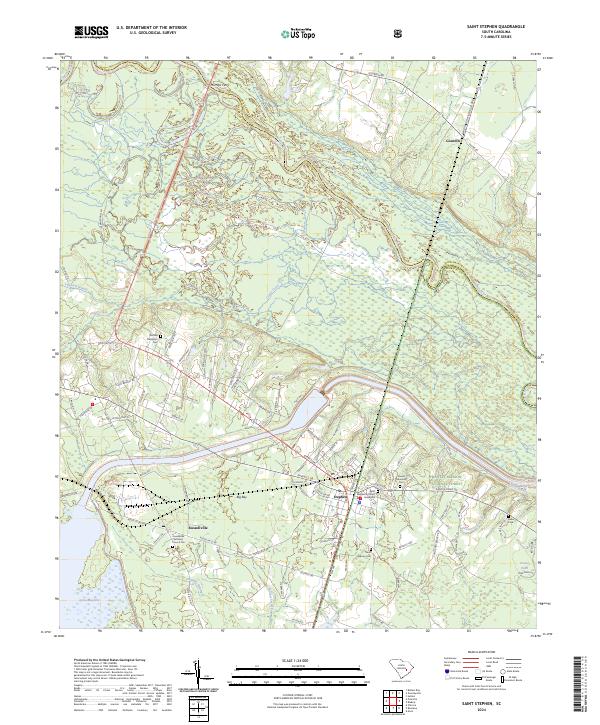 USGS Topographic Map – Saint Stephen