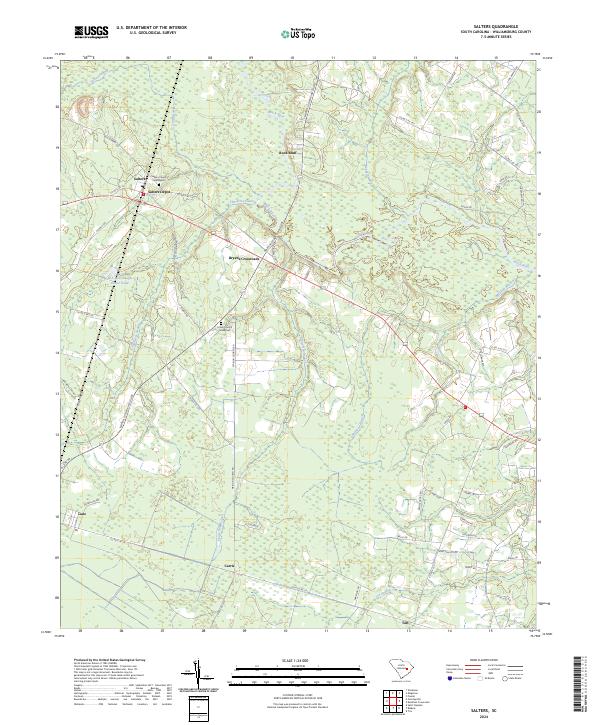 USGS Topographic Map – Salters